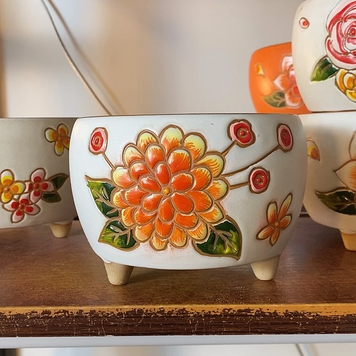 外13内11.5高10左右，纯手工制作，一单包邮