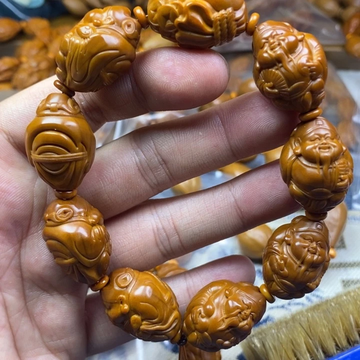 橄榄核手串/手链橄榄核雕工艺手串