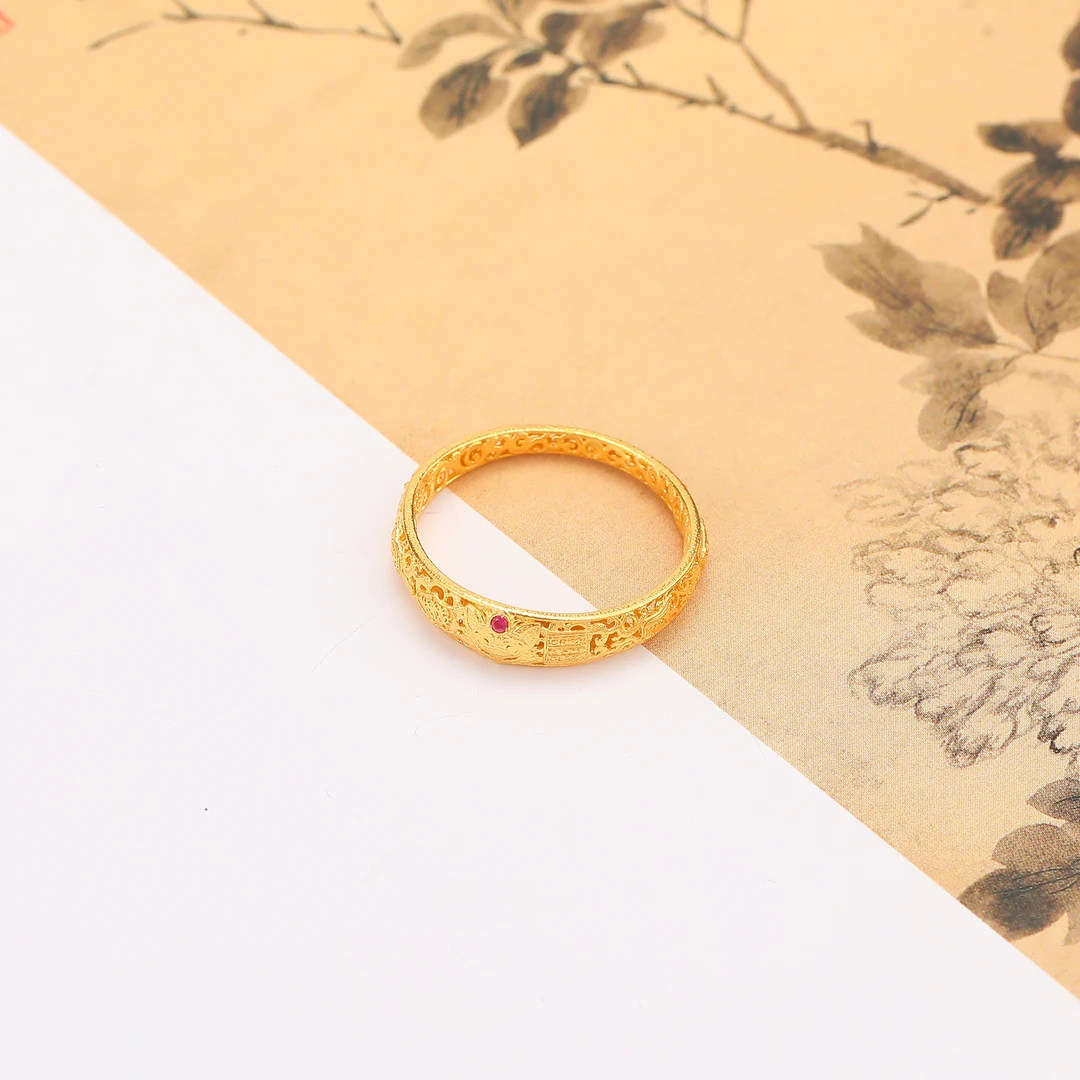 一了个卜【缘来缘往】凤九戒指