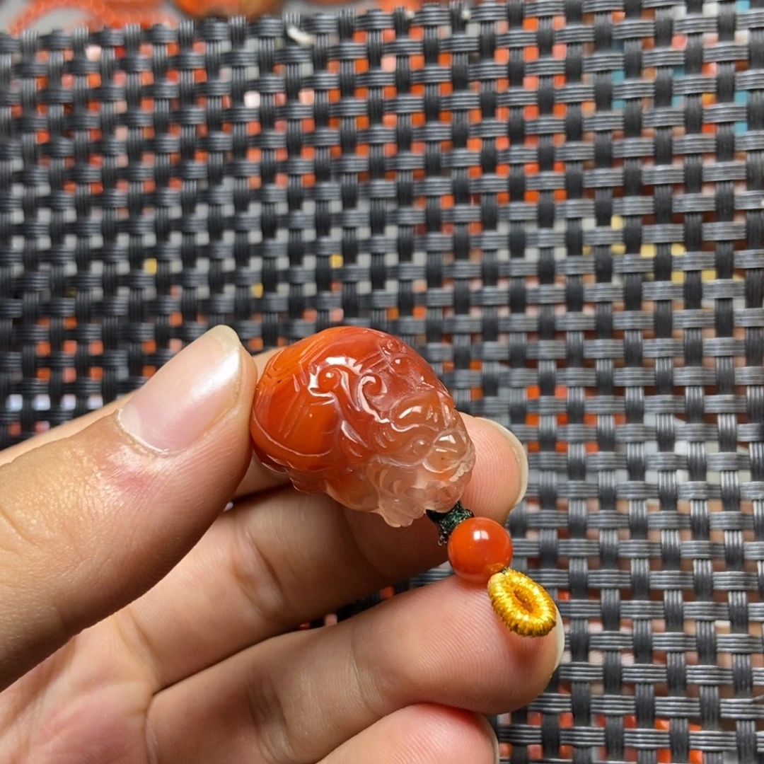 南红玛瑙未镶嵌吊坠(不含链)