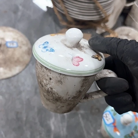 莫***7瓷片国营厂库存一套
