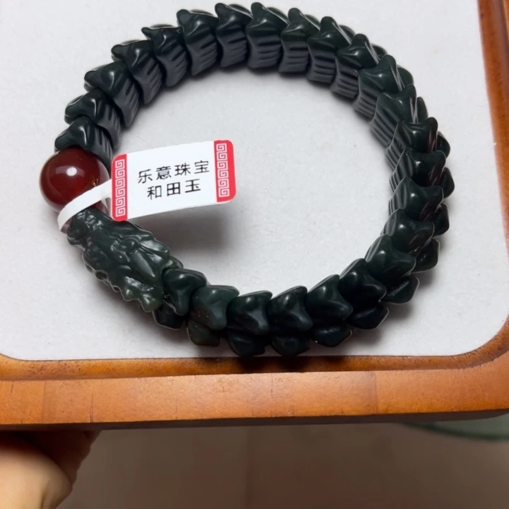 和田玉未镶嵌手链