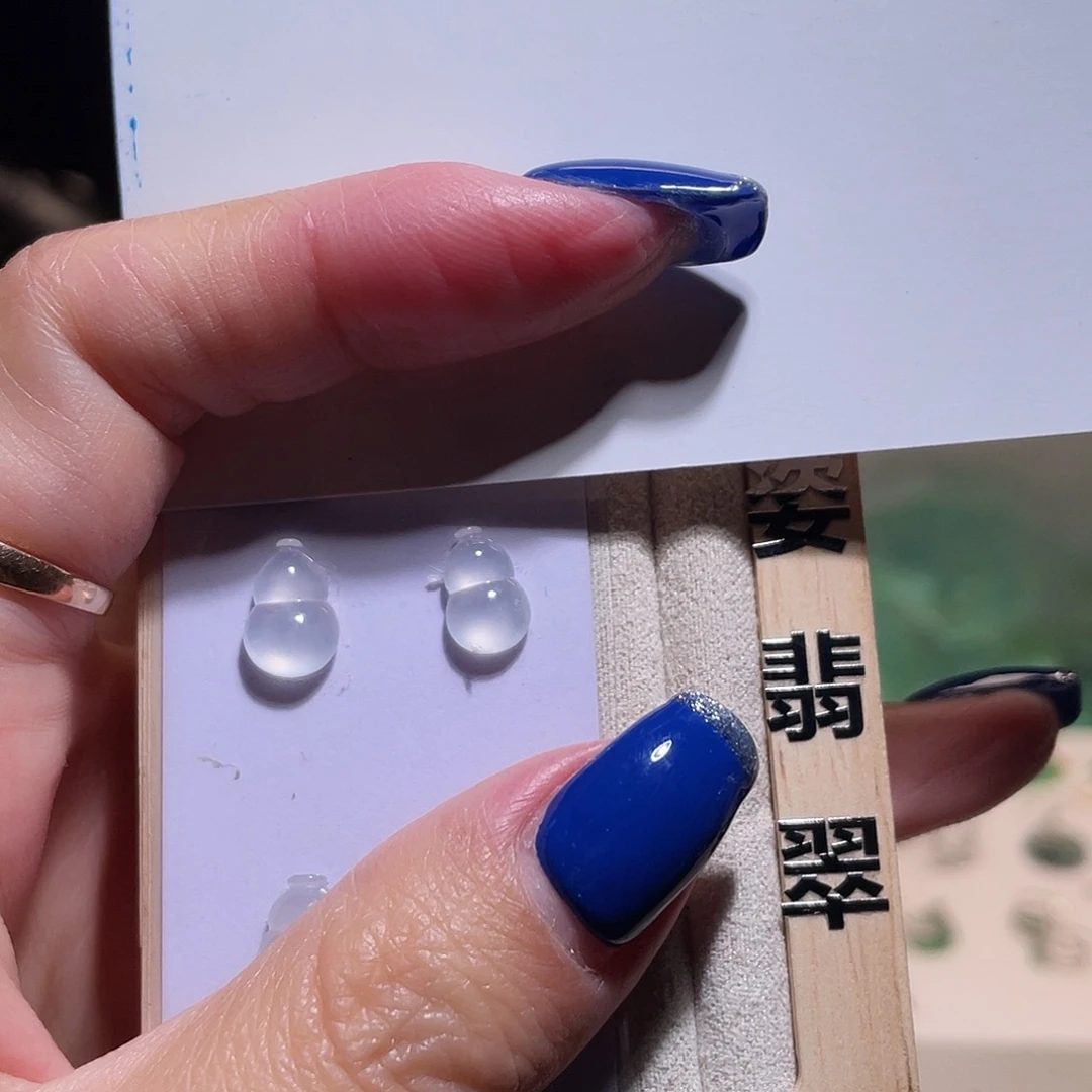 翡翠未镶嵌耳饰耳饰