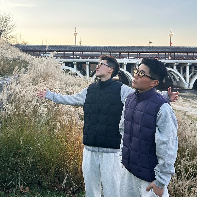 【中性马甲棉服】立领轻薄保暖外套复古休闲通勤百搭