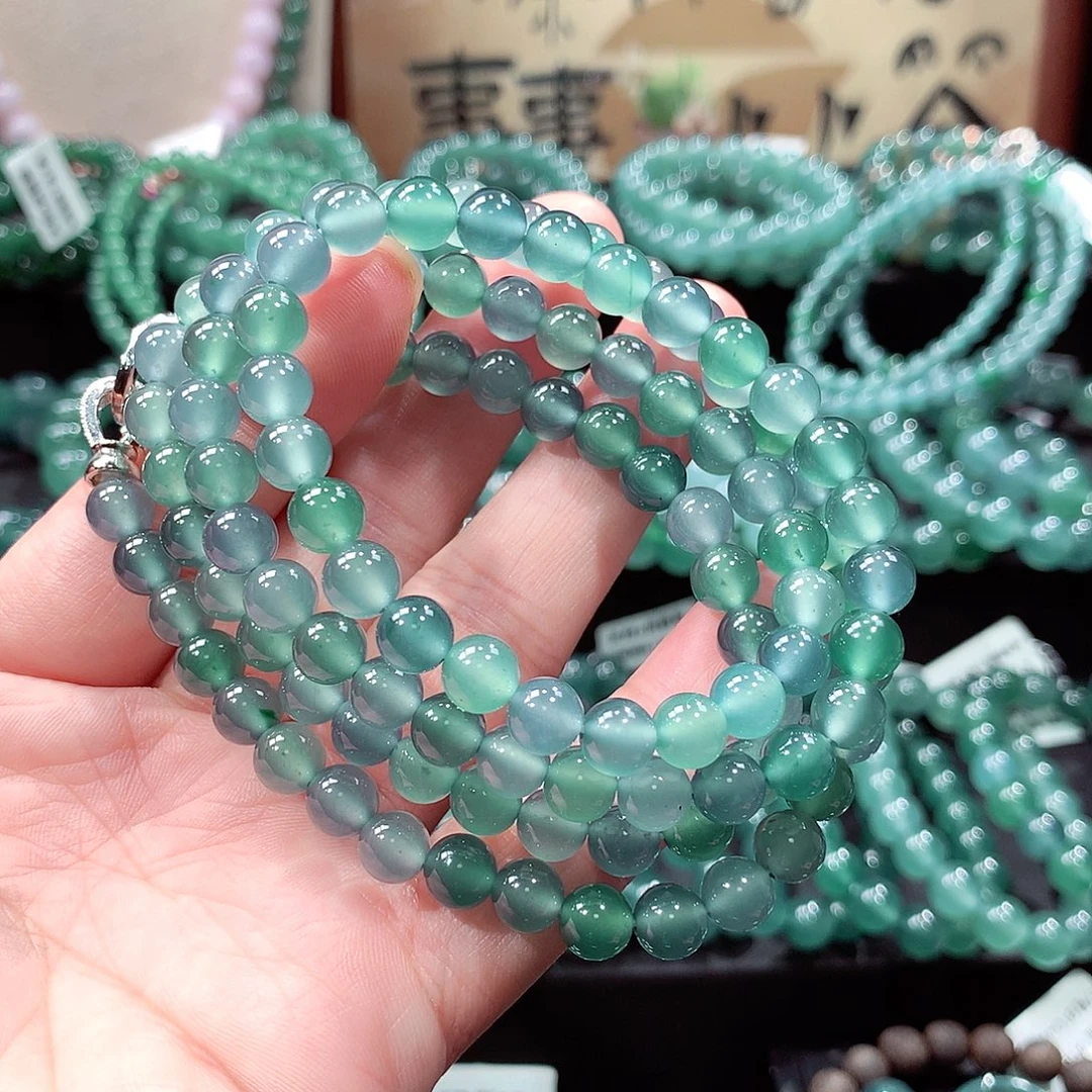 翡翠未镶嵌手链卡7