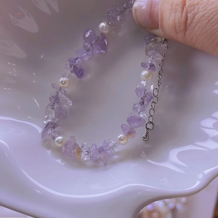 淡水珍珠手绳合金