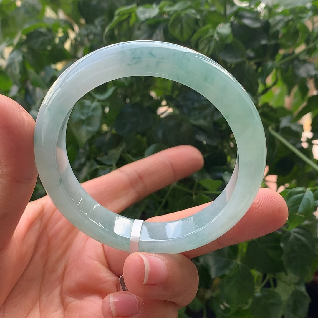 翡翠未镶嵌手镯26号