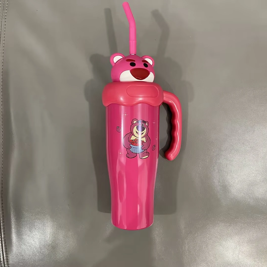 草莓高颜值吸管冰霸杯大容量巨无霸女生保温杯 GC