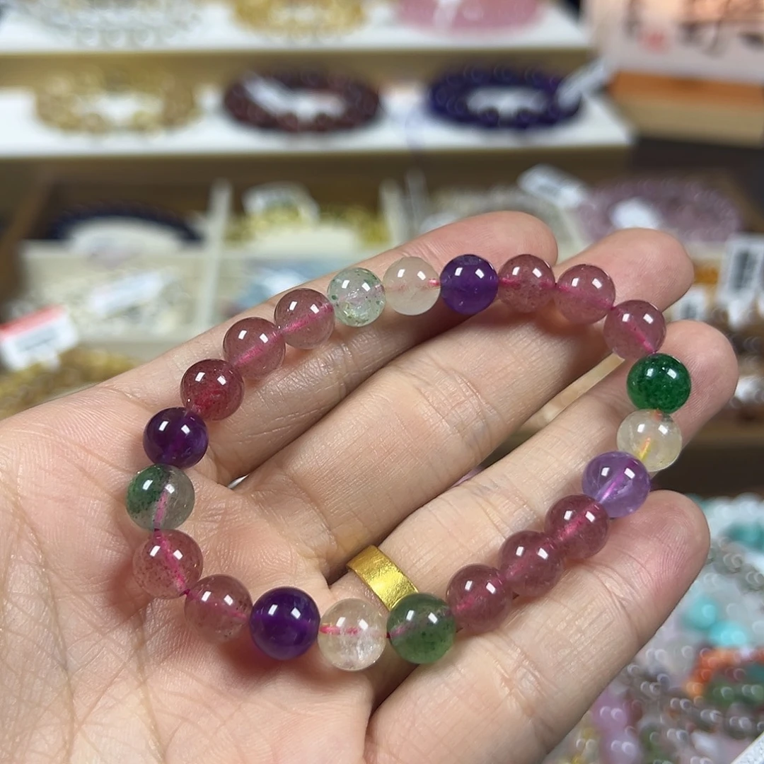 手链未镶嵌水晶草莓多宝