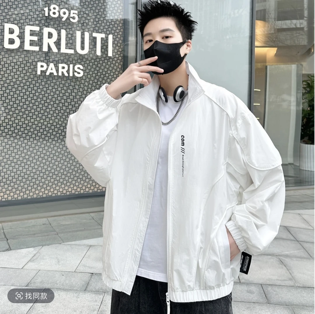 2025春季新款男女同款立领薄款简约时尚夹克外套5999