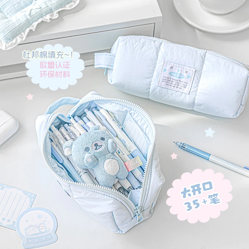 好料笔袋大容量简约ins风高颜值女生小众可不撞款2025新款