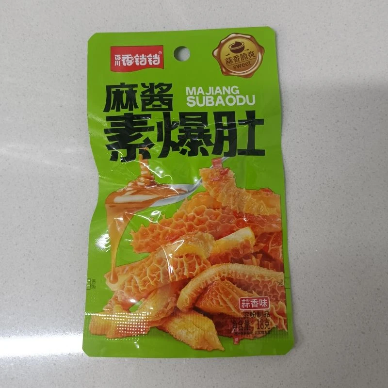 百川香铛铛 麻酱素爆肚 蒜香味 18克/袋