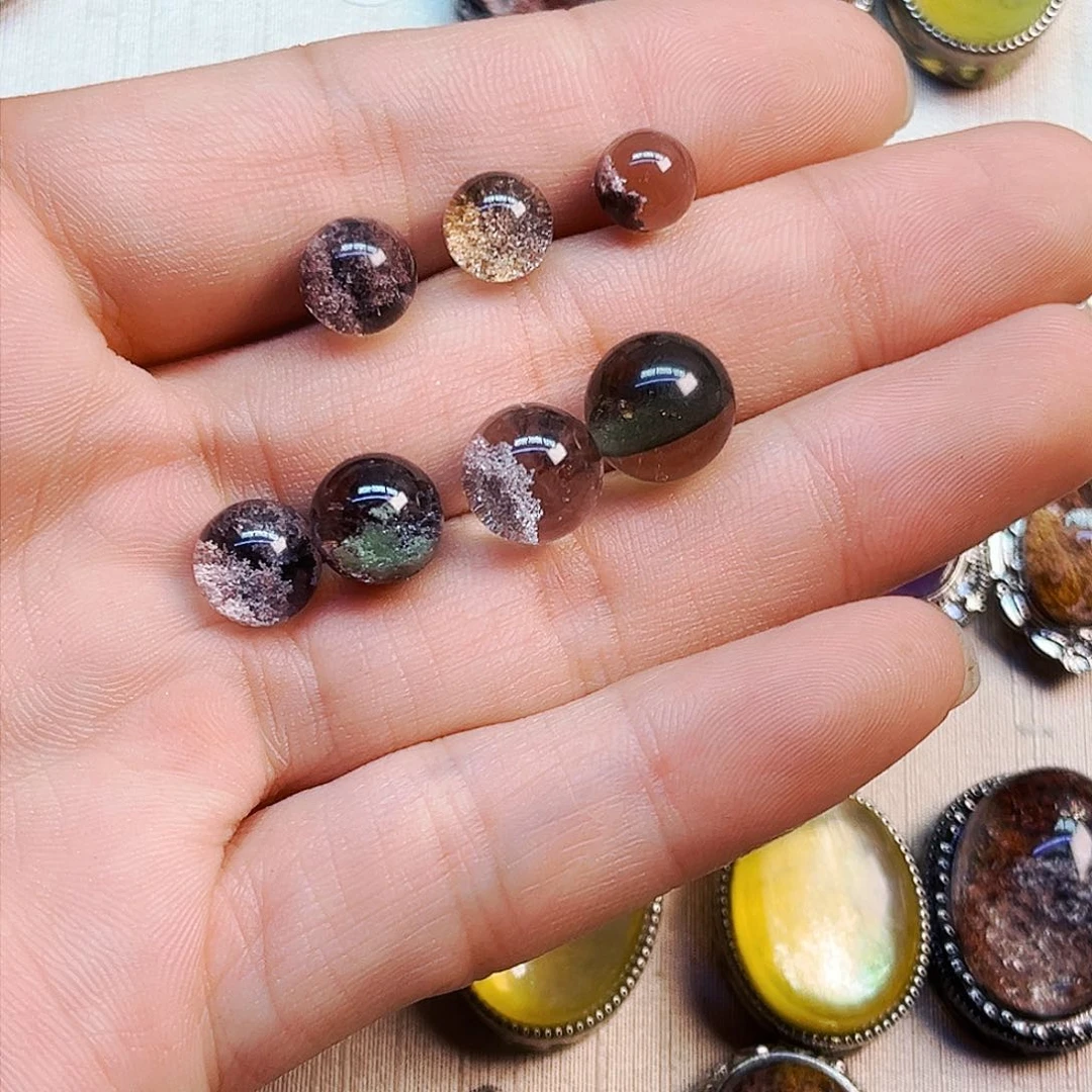 水晶戒指银S800镀金镶嵌c**i