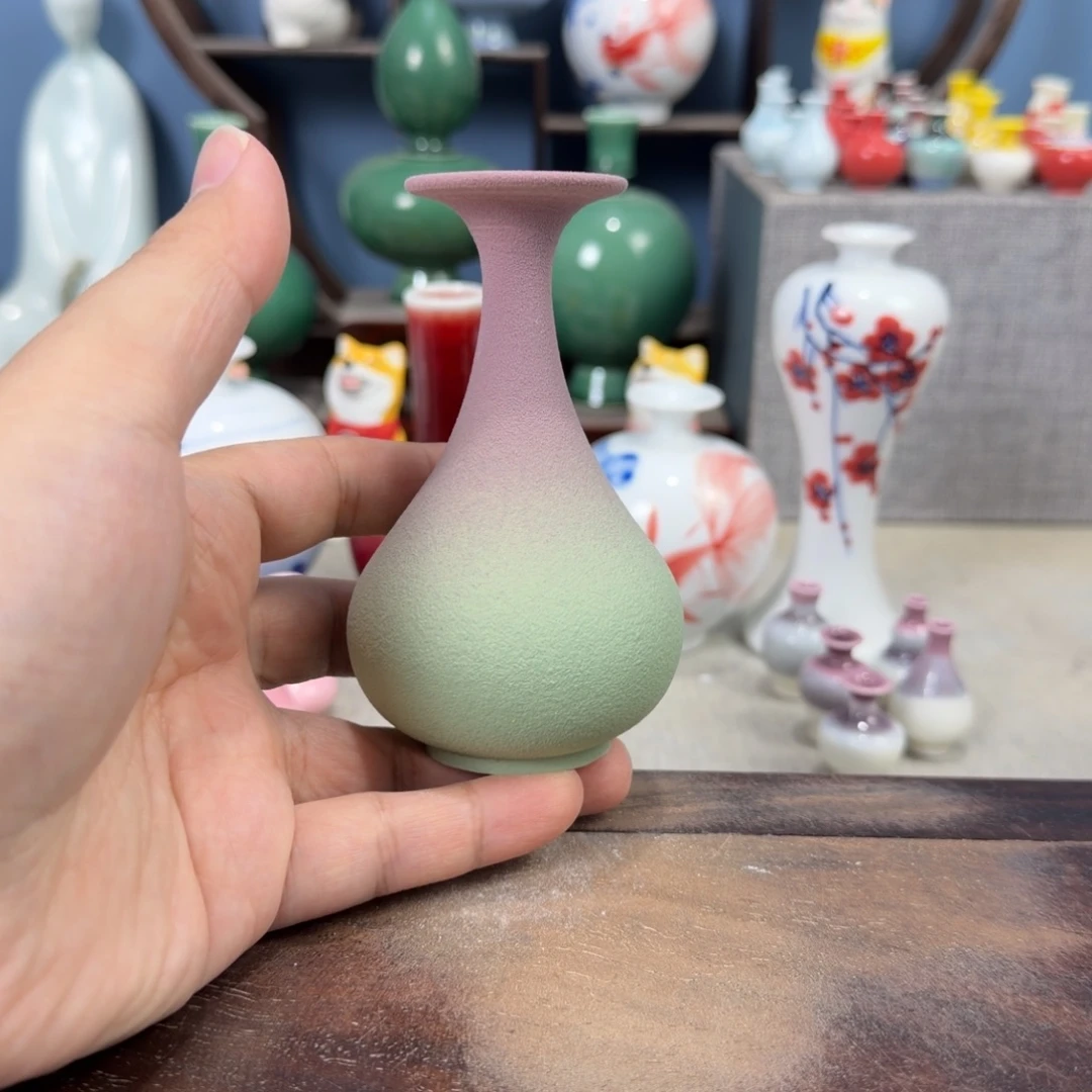 陶瓷手工小花器摆件