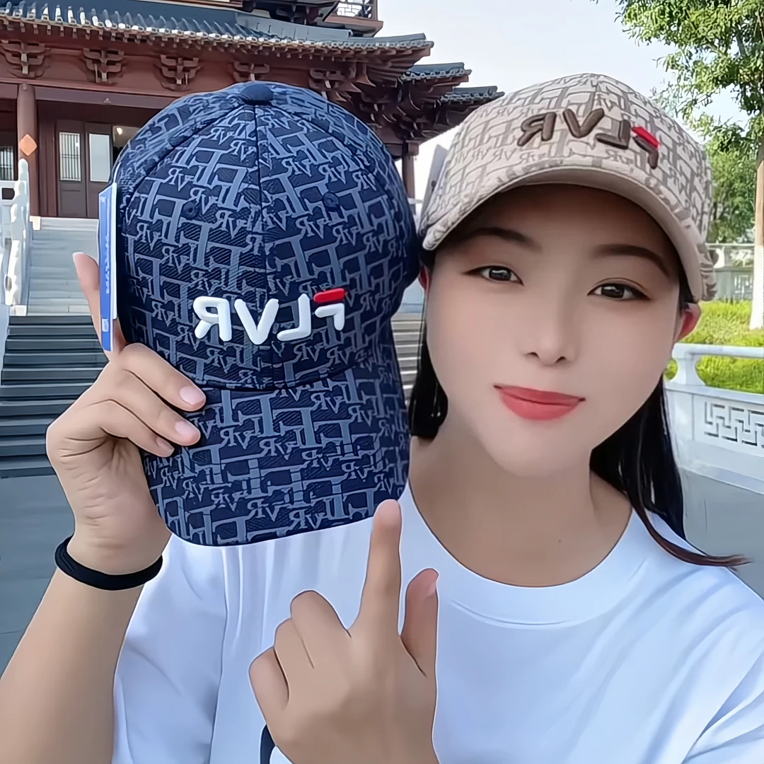 【专柜正品】FLVR新款刺绣字母棒球帽时尚百搭遮阳防晒男女同款帽子