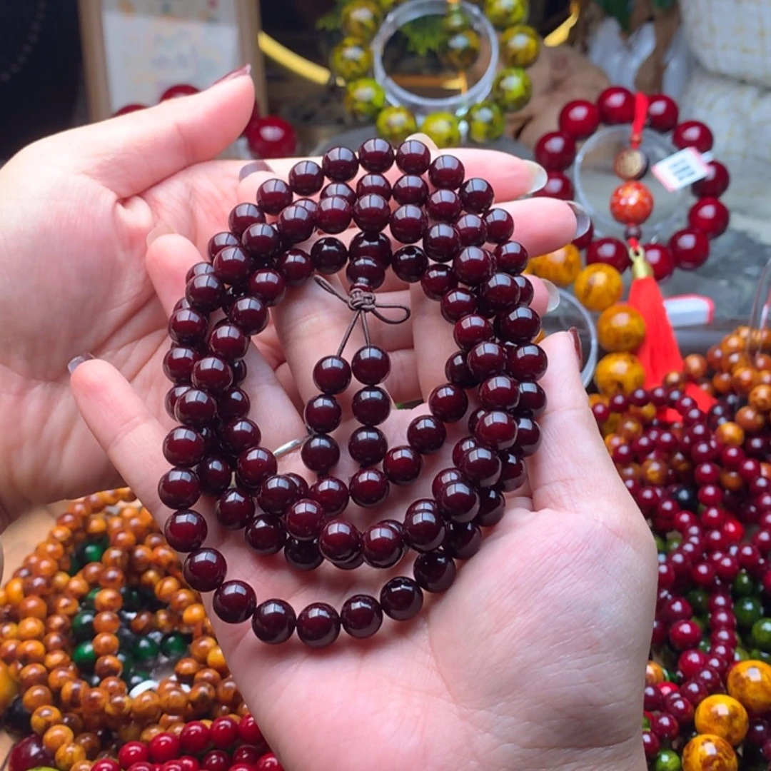 【闪购商品】松木手串/手链石****影0.8千年料