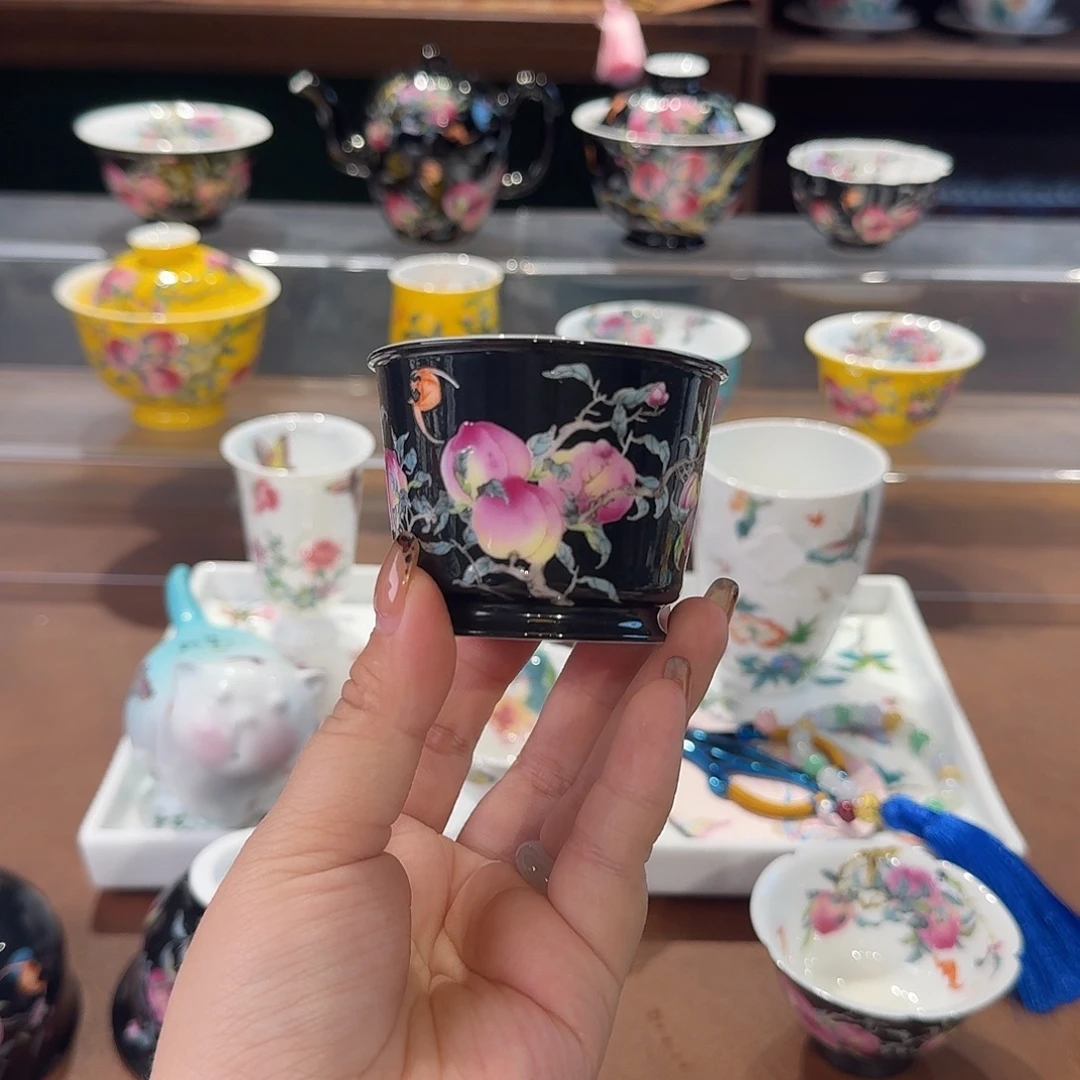 珐琅彩主人杯茶具茶具