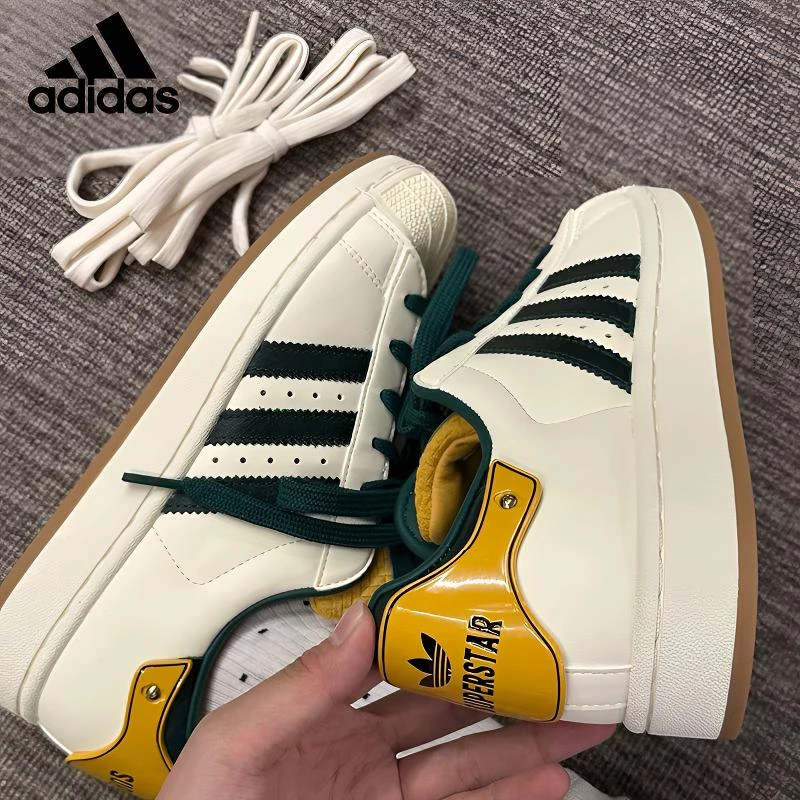 adidas/阿迪达斯夏季男女情侣经典低帮复古贝壳头板鞋休闲运动鞋