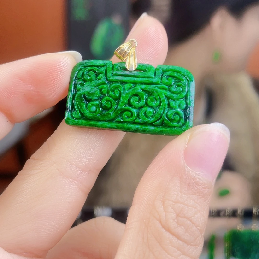 翡翠未镶嵌耳饰饰品