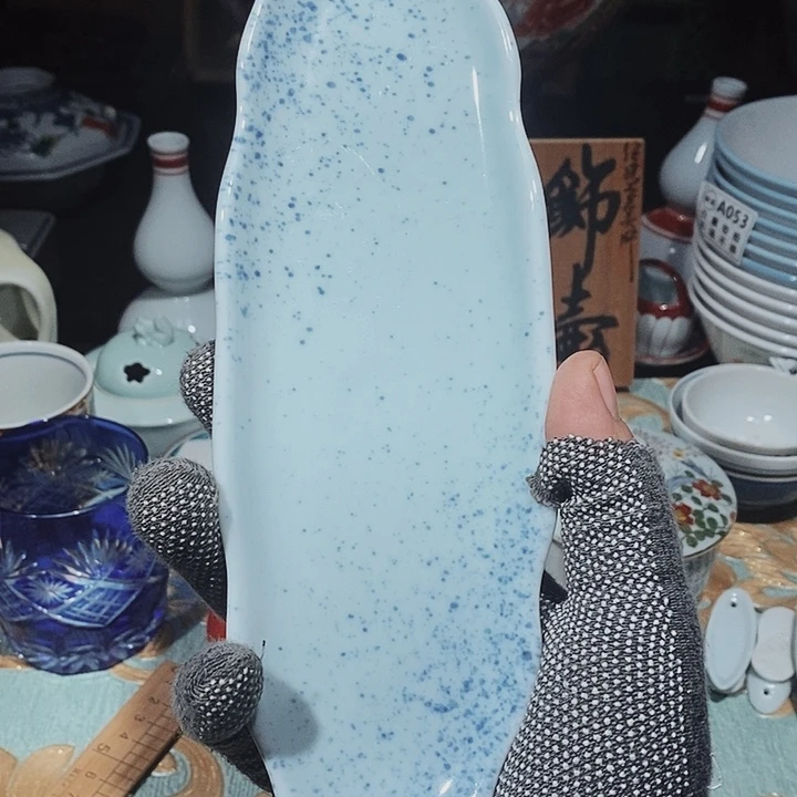 瓷片新年快乐万事如意