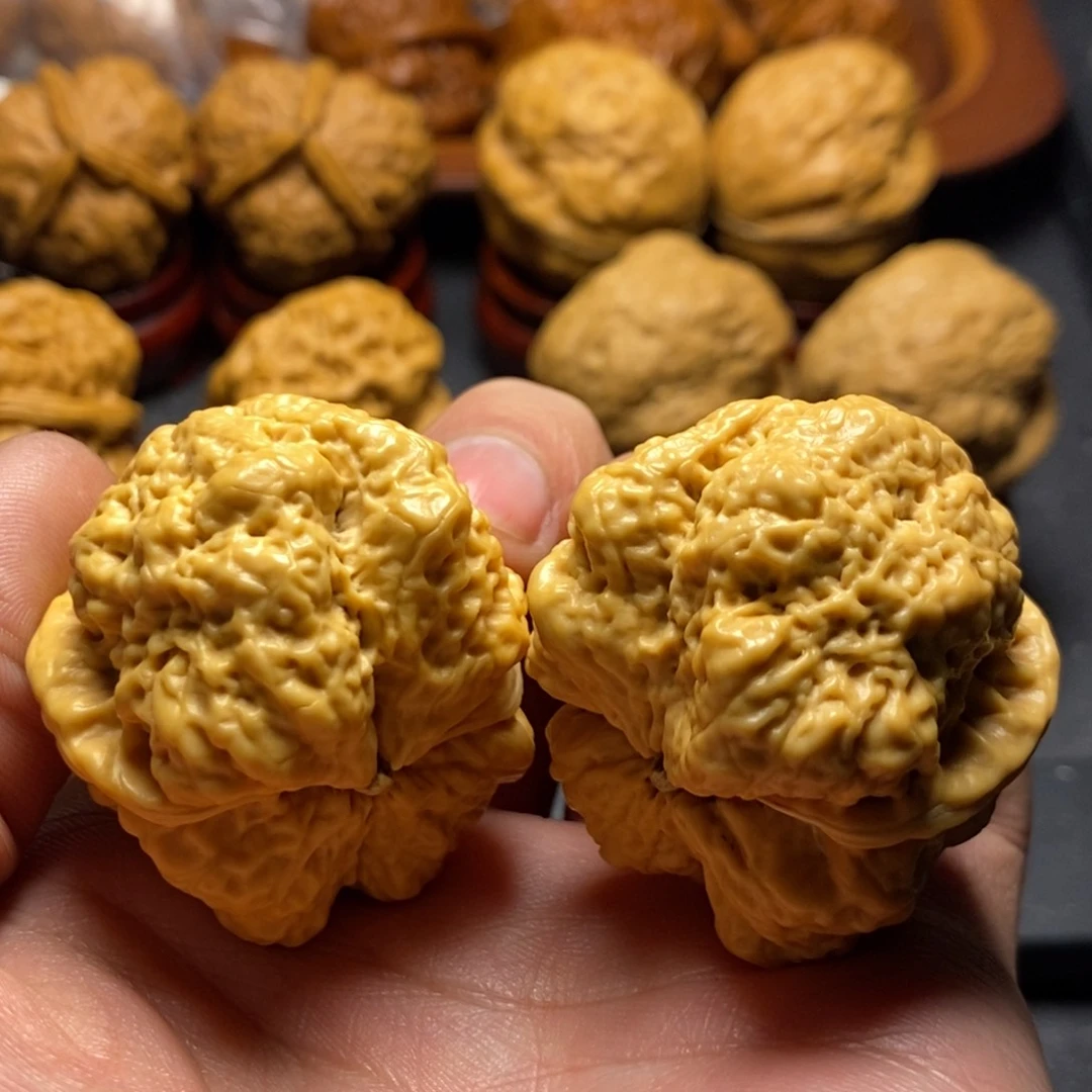 文玩核桃把件40尺蝴蝶蟾