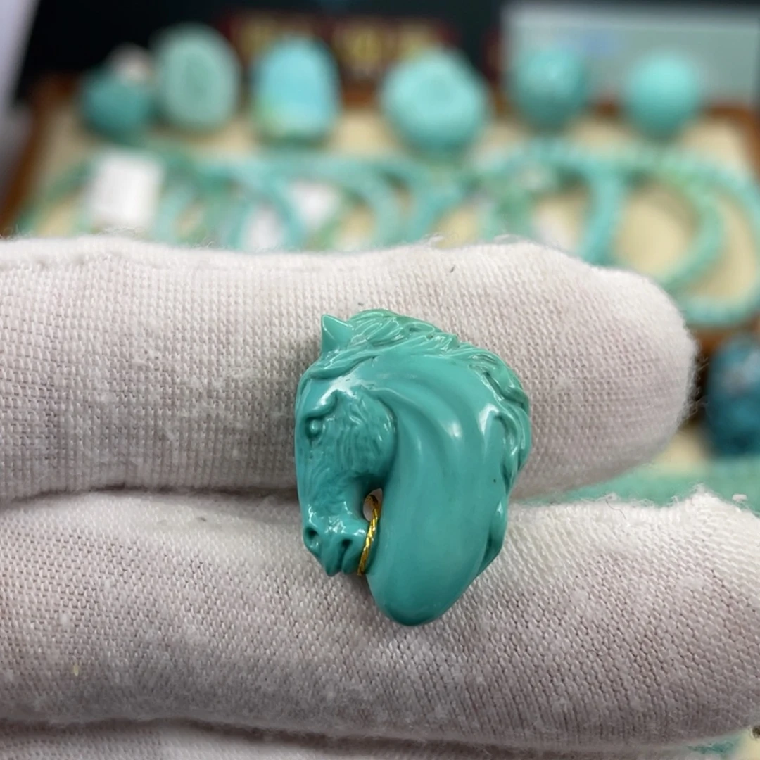 绿松石未镶嵌配饰