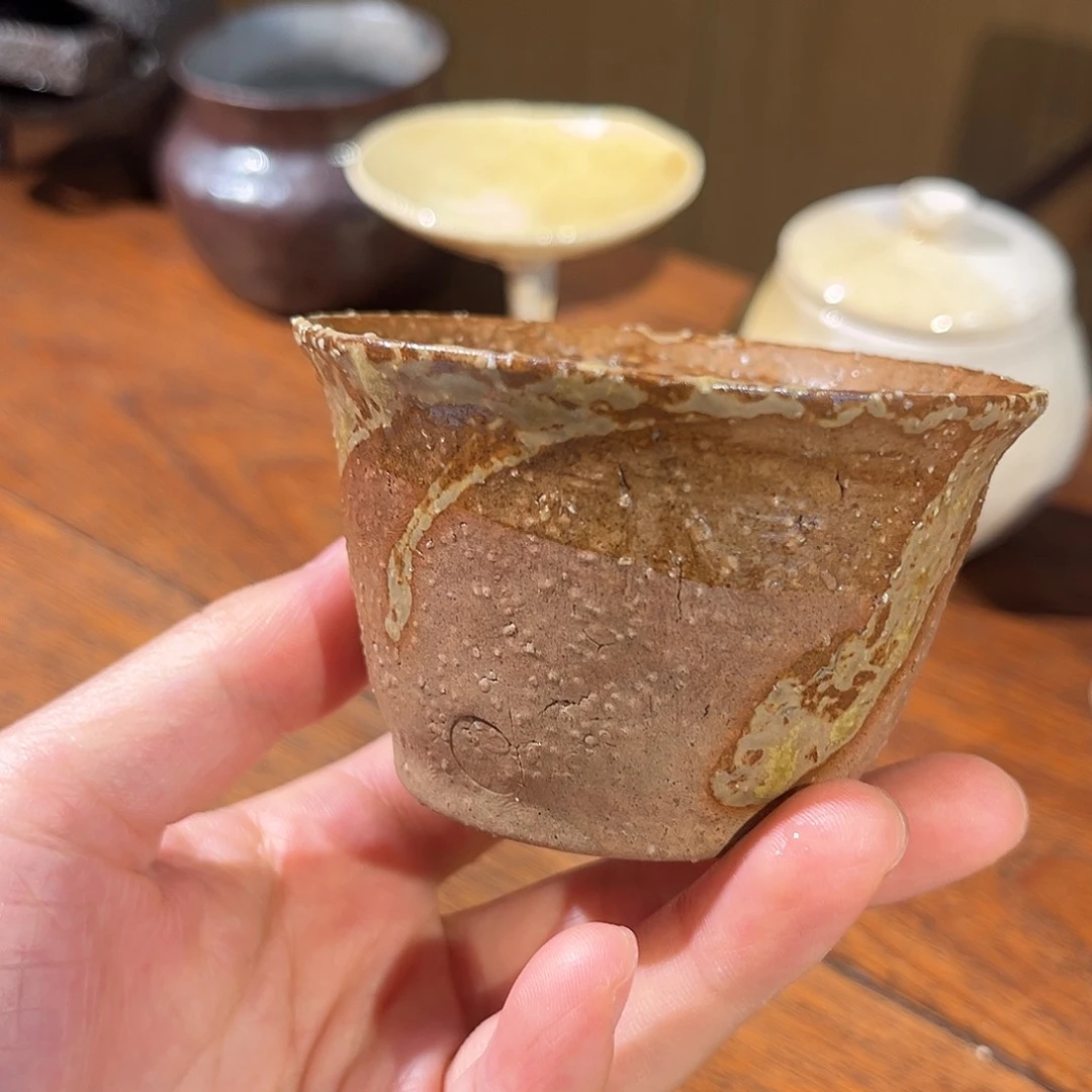 茶盏手捏薄胎主人杯100ml