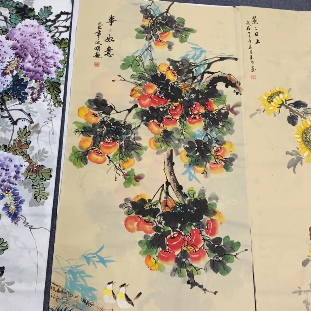 国画尺寸140✖️70四尺手绘精品画