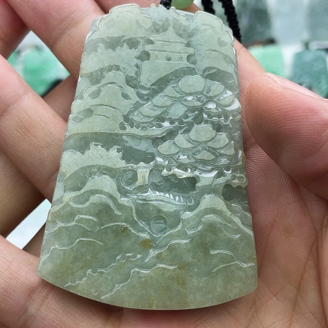 颈饰未镶嵌翡翠翡翠