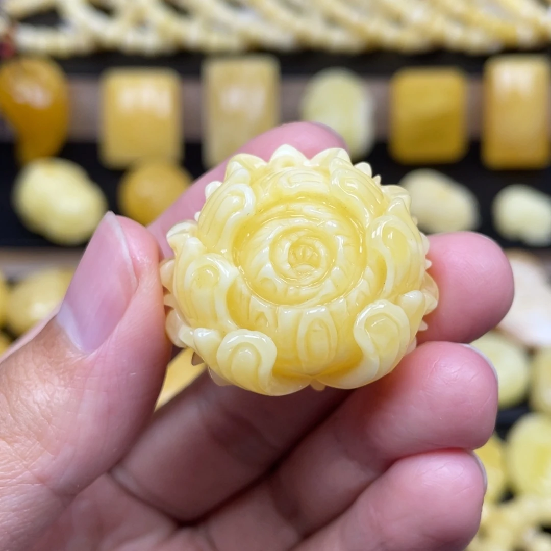 琥珀未镶嵌裸石琥珀蜜蜡