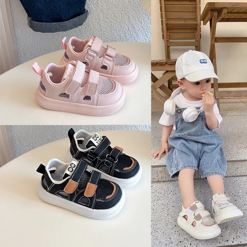 ABC夏季儿童网鞋镂空运动凉鞋男童女童透气宝宝鞋子1-5岁3婴儿鞋