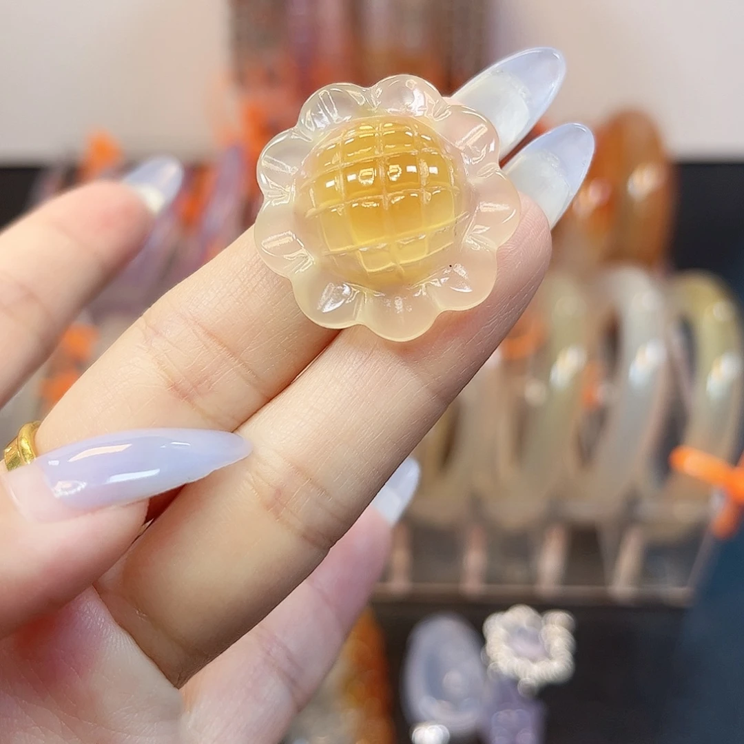 玛瑙/玉髓银S925镶嵌颈饰