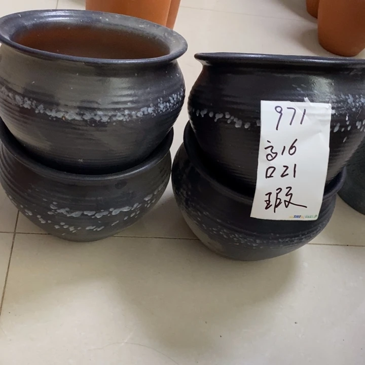 粗陶红陶绿植花盆971