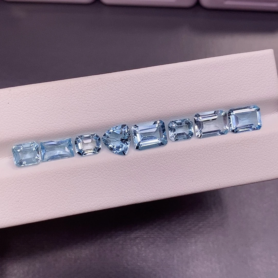 裸石海蓝宝石300元一克拉 选好称重改价上定向