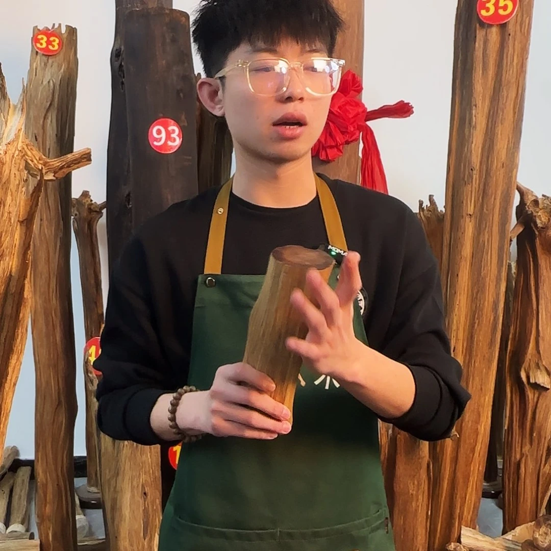 沉香摆件天然沉香原木摆件➕底座