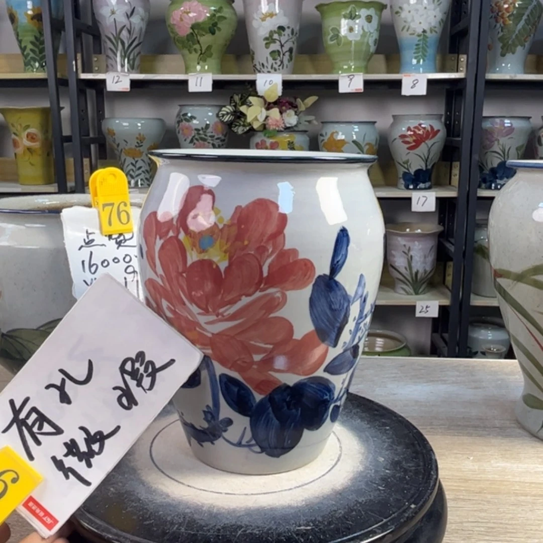 罐1tc景德镇陶瓷花盆