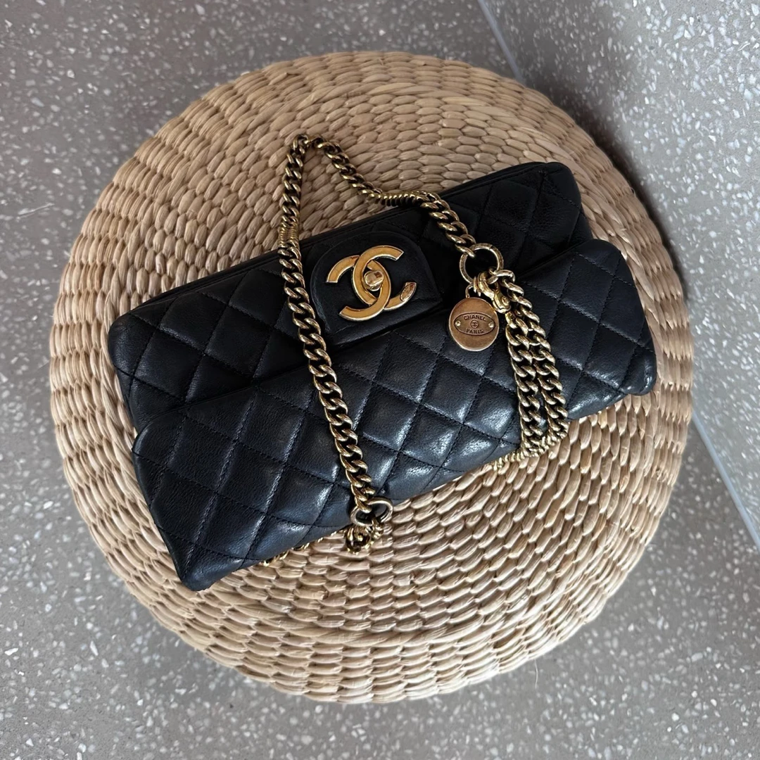 95新 Chanel/香奈儿 代卖服务！ 黑金金币小号cf包 18852513