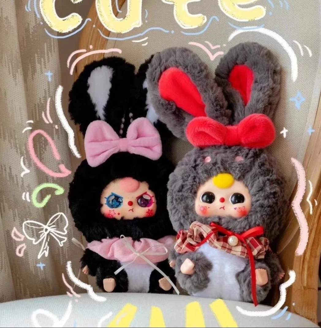 娃三岁潮玩摆件搪胶毛绒公仔盲盒女生可爱礼物包挂-代拆