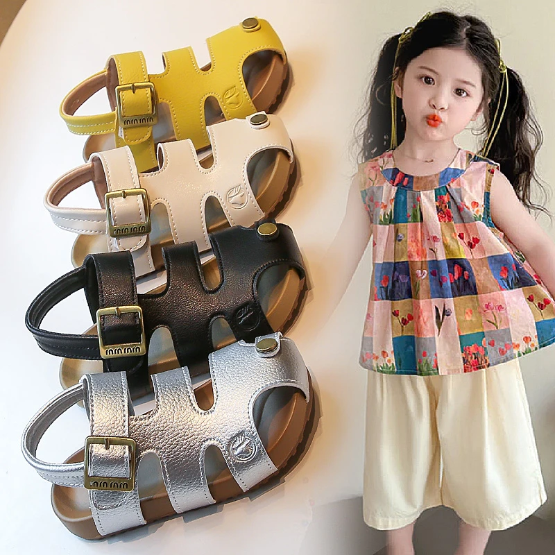 儿童凉鞋2025夏季新款女童森系勃肯凉鞋韩版沙滩鞋软底凉鞋ZY269