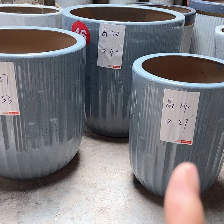 高温烧制蓝色一套