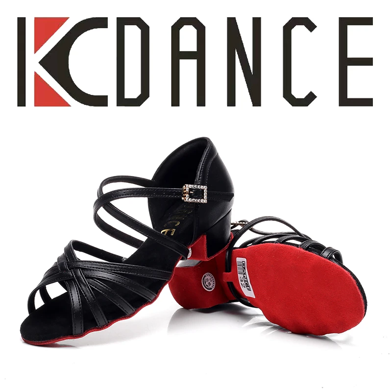 KCDANCE专业儿童拉丁舞鞋女童软底练功鞋2025新款考级比赛舞蹈鞋