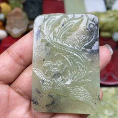蛇纹石玉颈饰未镶嵌23