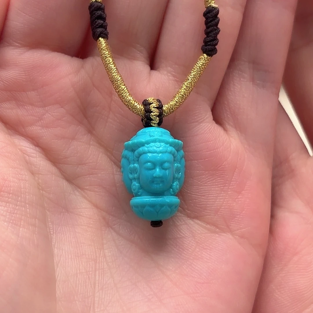 是***！绿松石未镶嵌颈饰