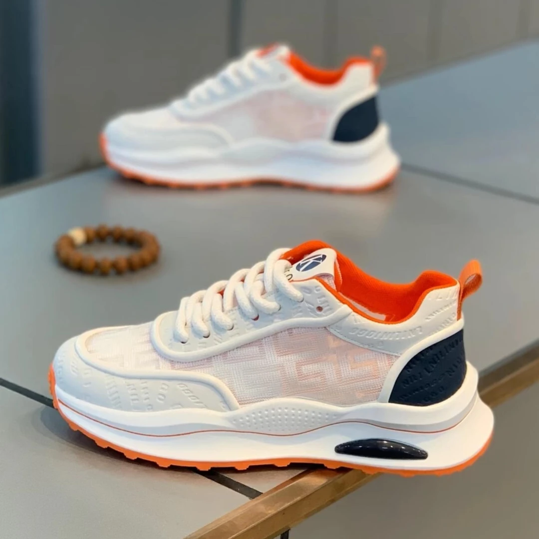 ghbh/GHBH2025爆款网面透气软底轻质增高抖音快手同款休闲鞋