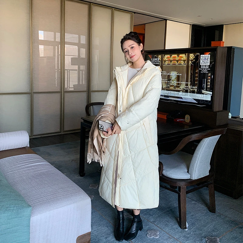 2025年新款棉服女冬中长款韩版宽松设计感小众棉衣棉袄过膝加厚外