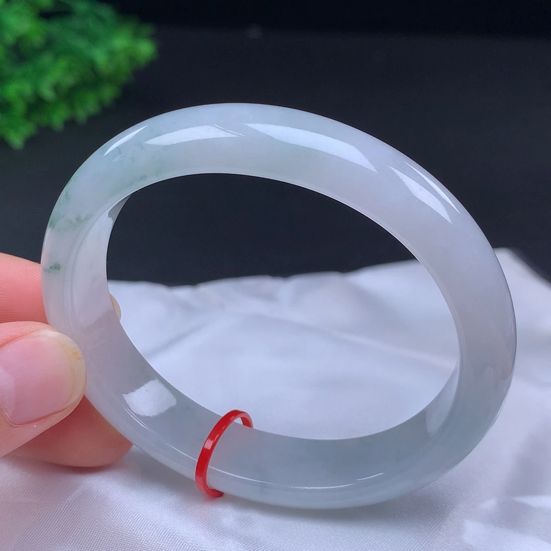 翡翠未镶嵌手镯57贵妃680016