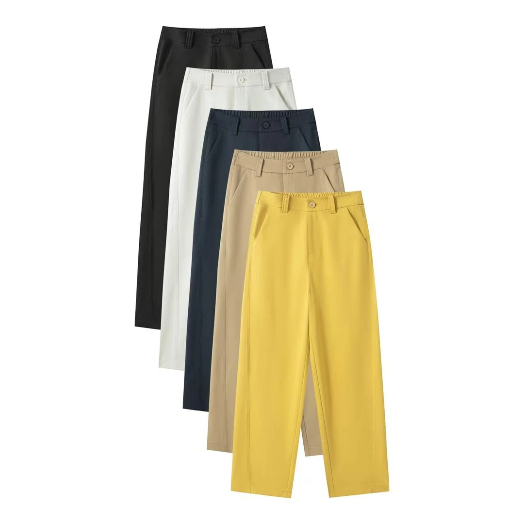 【燕子定制】2025年春夏新款天丝棉九分高腰显瘦哈伦裤时尚镰刀裤