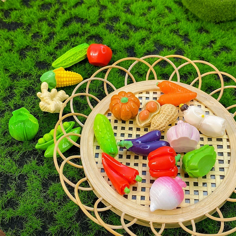 【微观蔬菜   对对碰   许愿】迷你 仿真 蔬菜diy 饰品 配件 小摆件