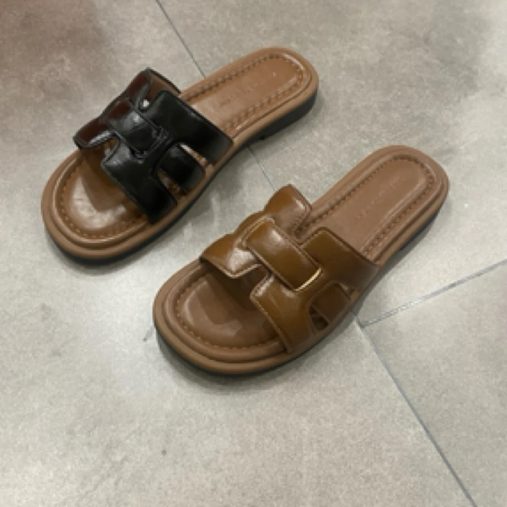 诗涵家 低跟软底H拖8099-6