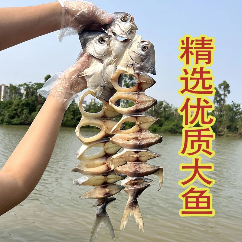 海陵岛特产金鲳鱼干淡晒风干无添加鱼干自家渔场干约半斤真空包装